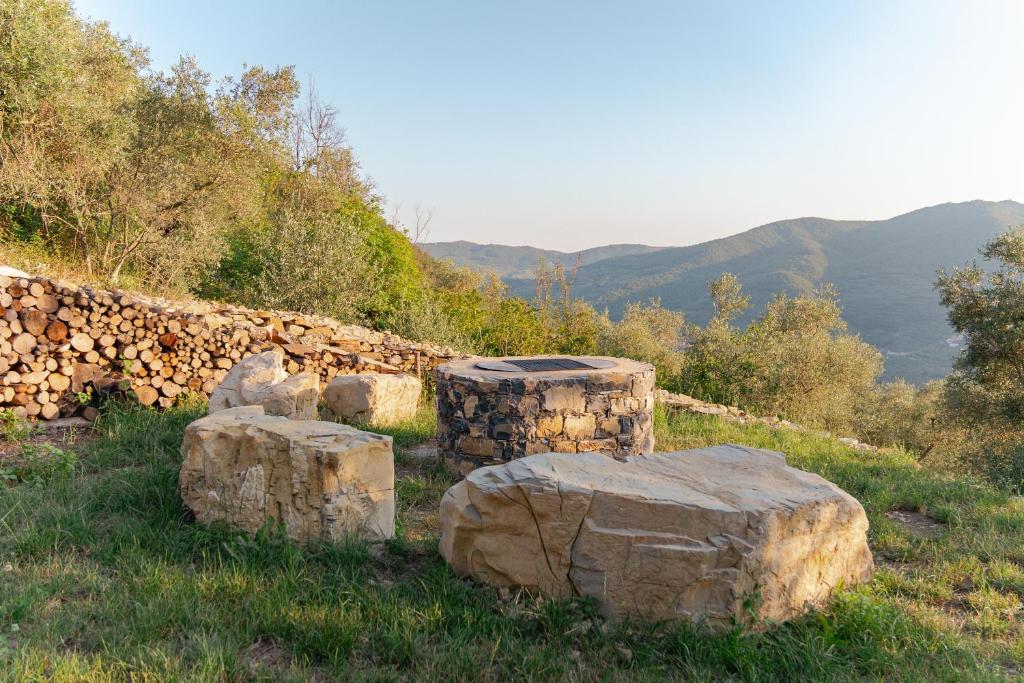Príroda v okolí luxusného stanu