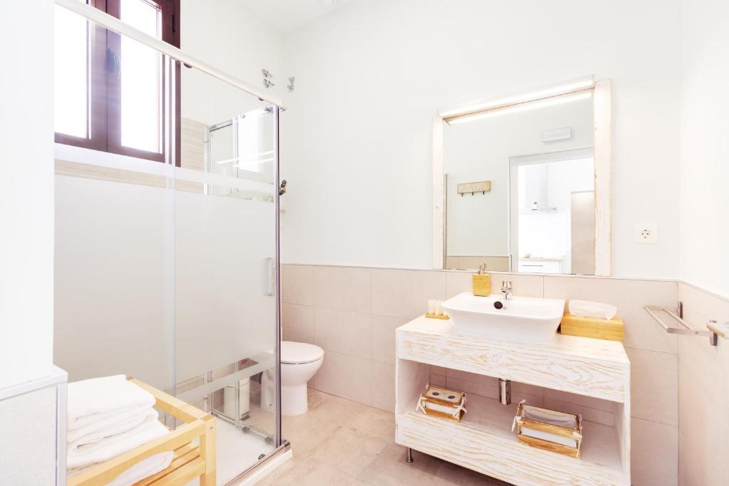 Kúpeľňa v ubytovaní Apartamentos Plaza Mayor 35