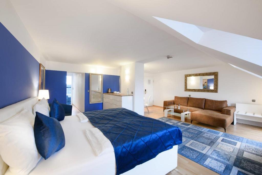Postel nebo postele na pokoji v ubytování Hotel Rivoli Charme