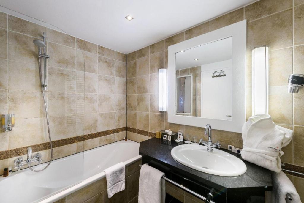 Koupelna v ubytování Hotel Rivoli Charme