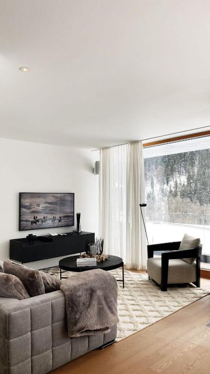 Posezení v ubytování Luxus Chalet Skilift fußläufig Bergblick & Wellness