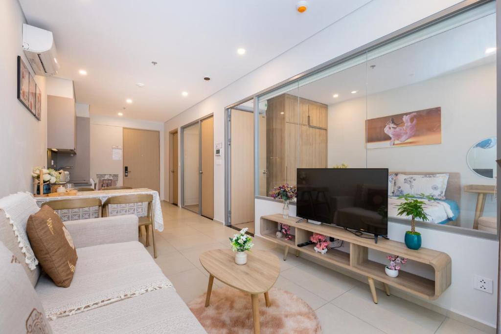 The Song Luxury Condotel Vung Tau-T'Hoà Homestay - Appartement De Deux Chambres Avec Balcon
