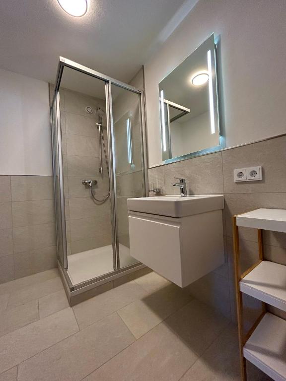 Koupelna v ubytování Appartements Achensee