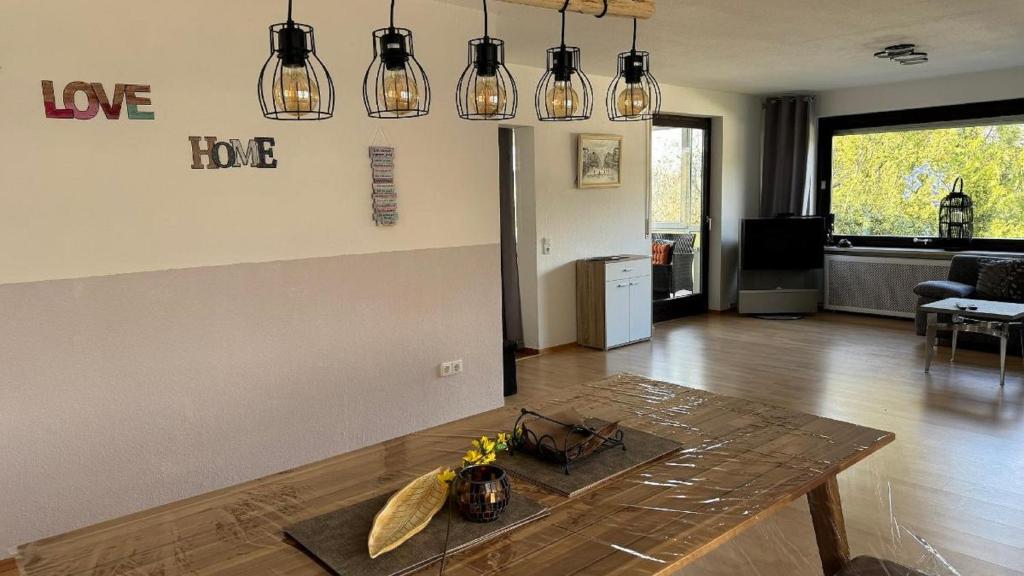 Posezení v ubytování Ferienhaus Alexandra in Thyrnau