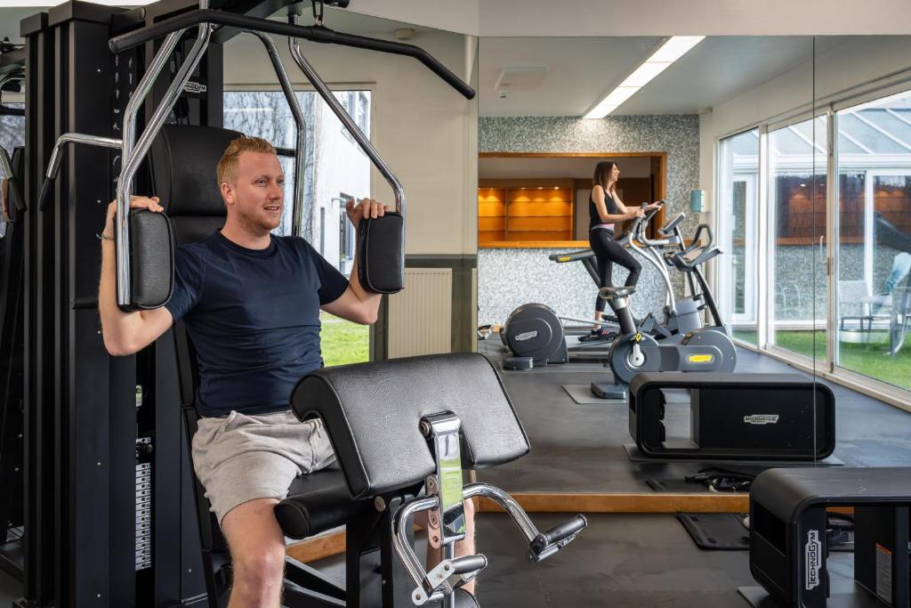 Fitness centrum a/nebo fitness zařízení v ubytování Silva Hotel Spa-Balmoral