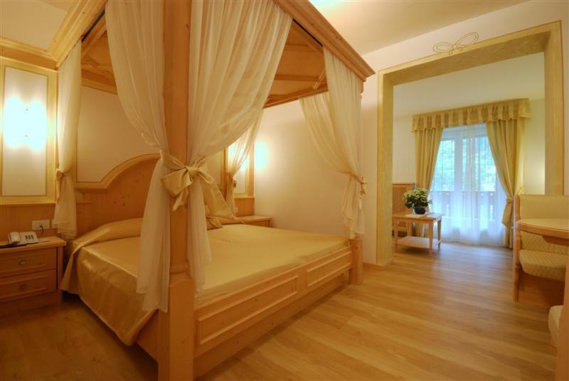 Postel nebo postele na pokoji v ubytování Hotel Bellaria