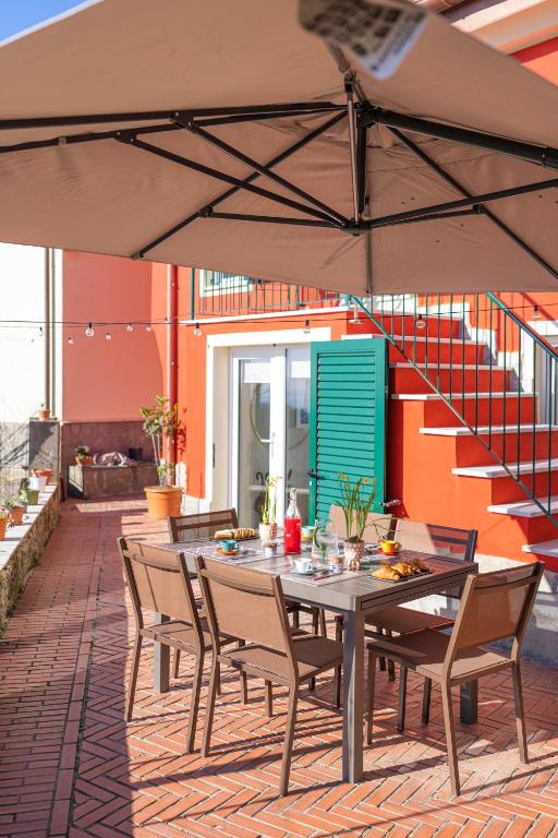 Balkón nebo terasa v ubytování B&B La Volpe