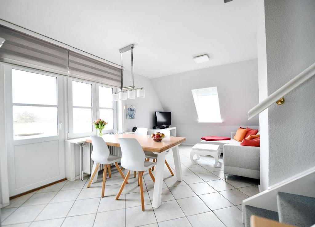 Χώρος καθιστικού στο Haus Windhuug Wohnung 3