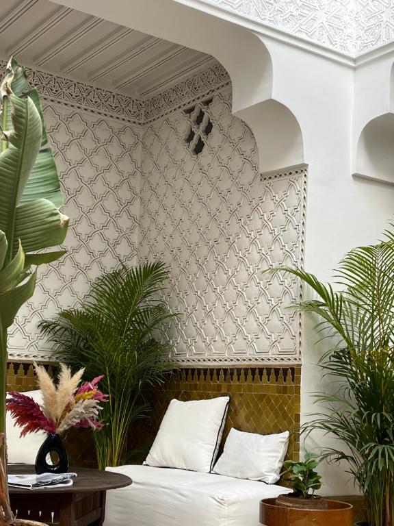 Posezení v ubytování Riad Darino Marrakech Heritage