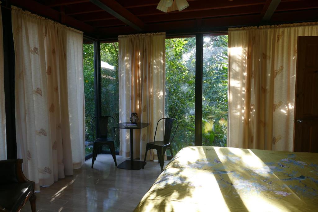 Postel nebo postele na pokoji v ubytování Casitas Vista Verde