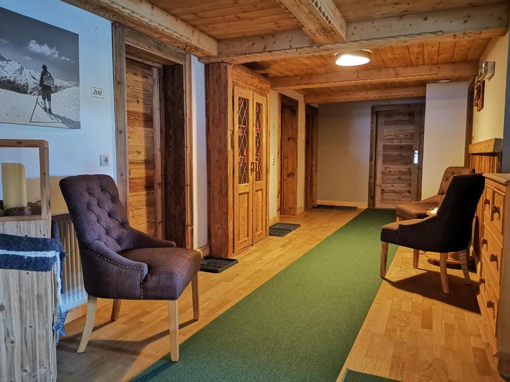 Istumisnurk majutusasutuses Gasthaus Auwirt