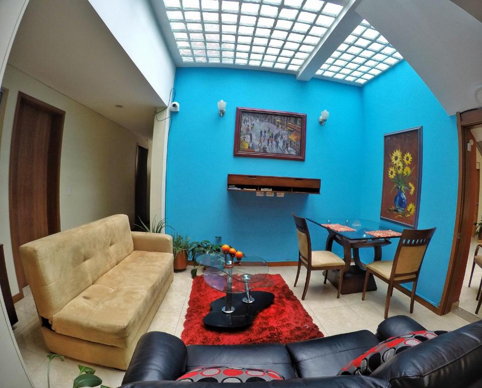 Posezení v ubytování Casa Magi