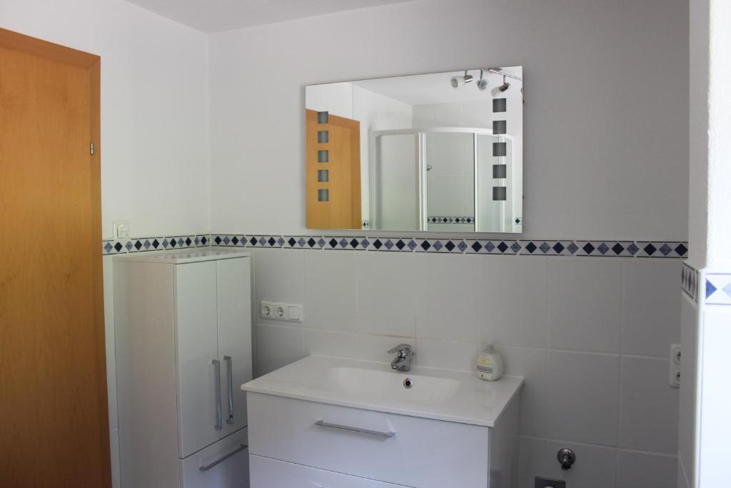 Kúpeľňa v ubytovaní Apartment Am Birkenweg