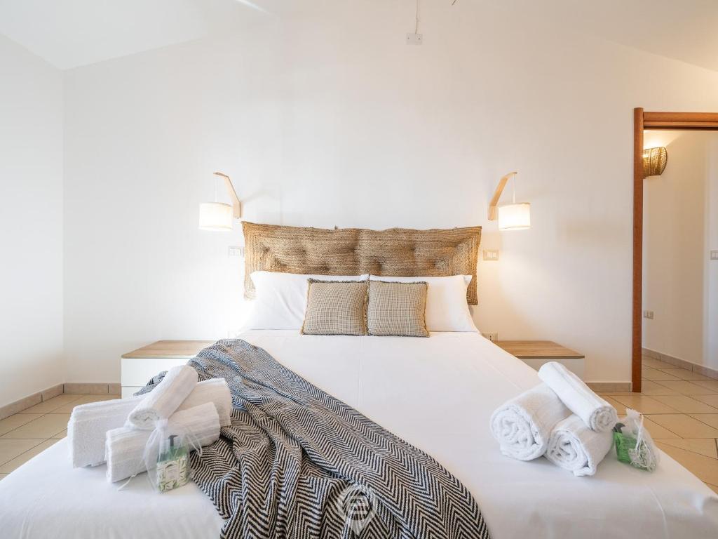 Postel nebo postele na pokoji v ubytování Pan Home
