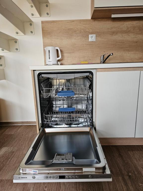 Köök või kööginurk majutusasutuses Apartmán MÁJA Mikulov