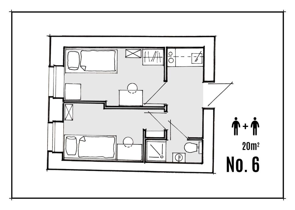 Dom KD KRUK - Appartement Met Twee Slaapkamers Nr 6