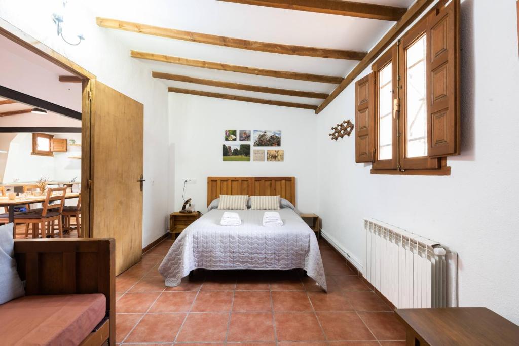 Postel nebo postele na pokoji v ubytování Apartamentos Econatur