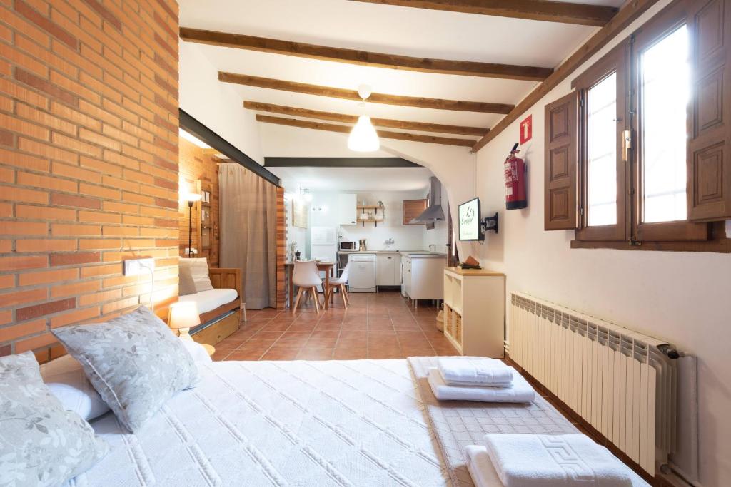 Postel nebo postele na pokoji v ubytování Apartamentos Econatur