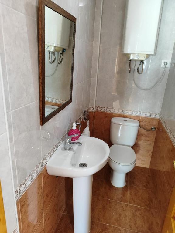 Koupelna v ubytování San Miguel