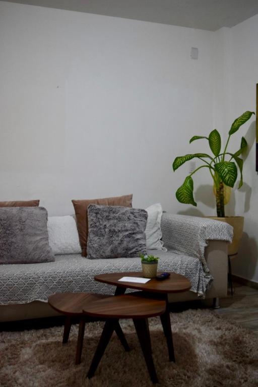 Posezení v ubytování Casa Miranda Morelos