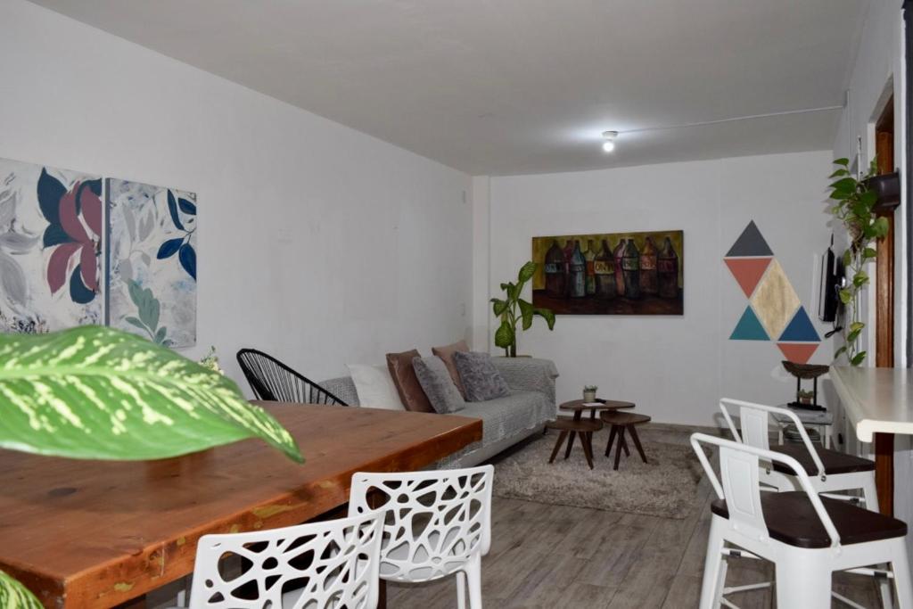 Posezení v ubytování Casa Miranda Morelos