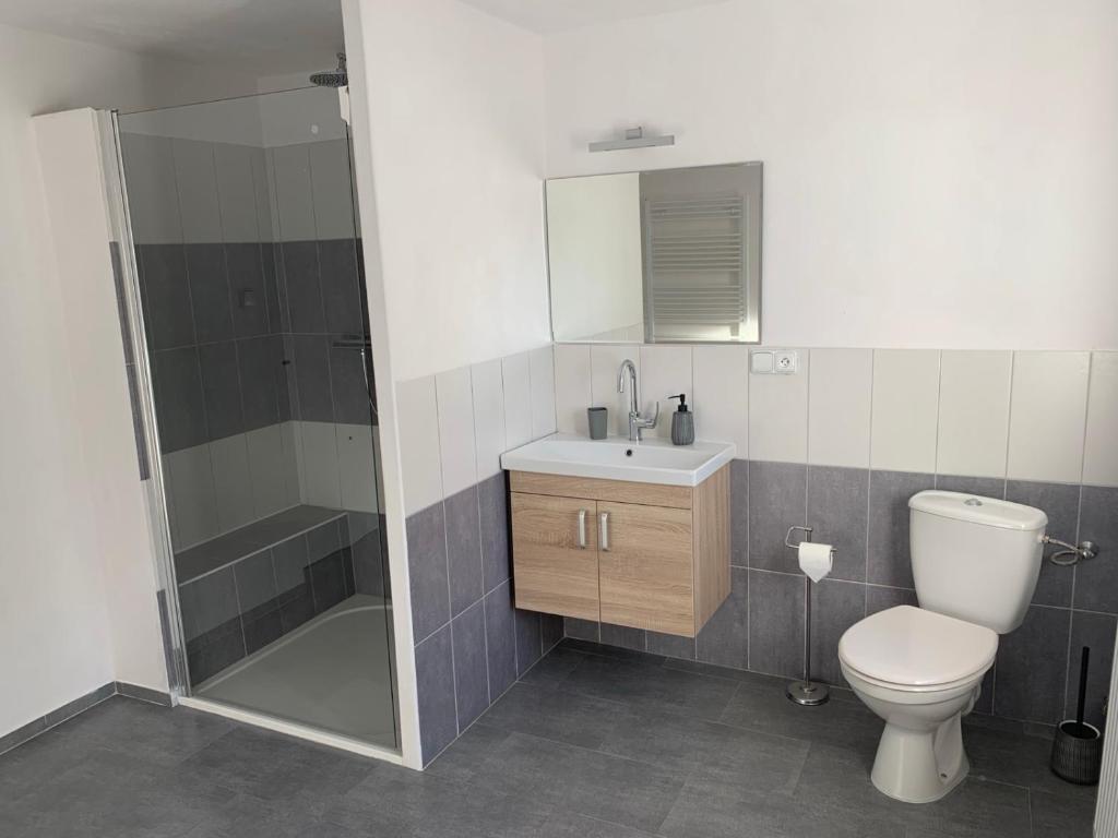 Koupelna v ubytování Apartmán 101