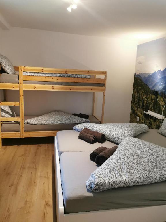 Posteľ alebo postele v izbe v ubytovaní Haus Seewald