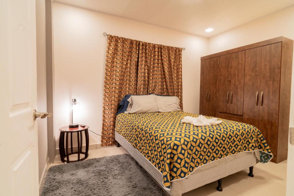 Postel nebo postele na pokoji v ubytování Condominio en Residencial privada