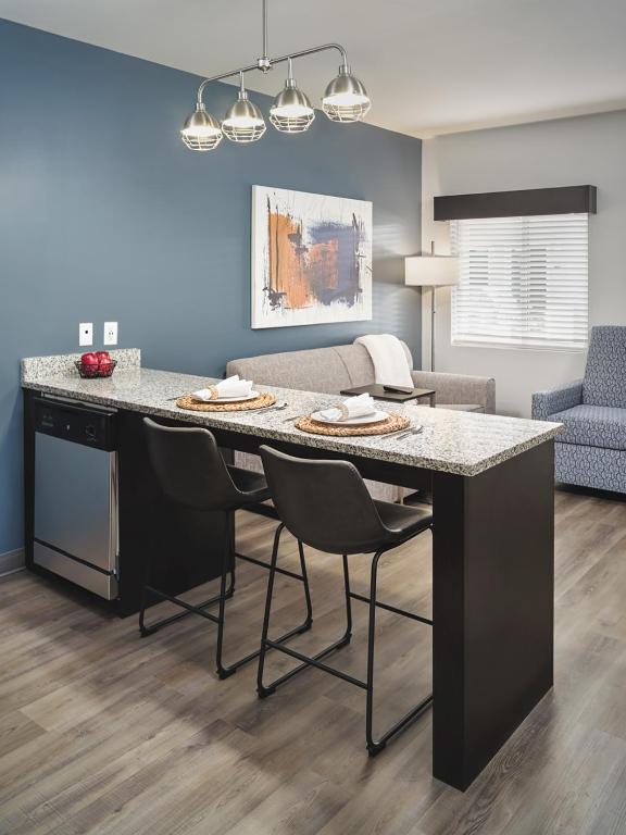 Posezení v ubytování stayAPT Suites Port Arthur