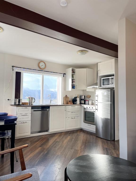Kuchyň nebo kuchyňský kout v ubytování Setberg Guesthouse