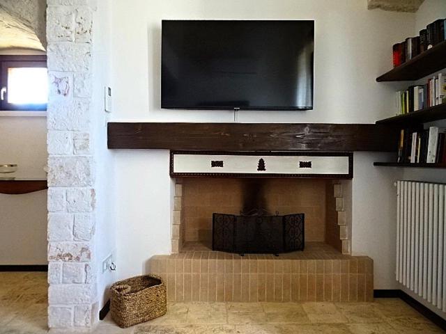 TV a/nebo společenská místnost v ubytování Masseria Demma