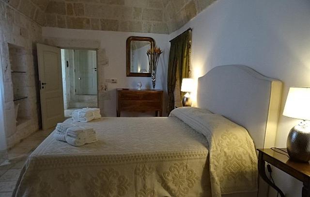 Postel nebo postele na pokoji v ubytování Masseria Demma