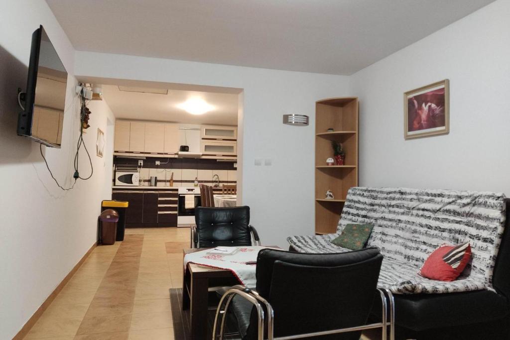 Kuchyň nebo kuchyňský kout v ubytování Apartmany Tatra Relax, Velky Slavkov