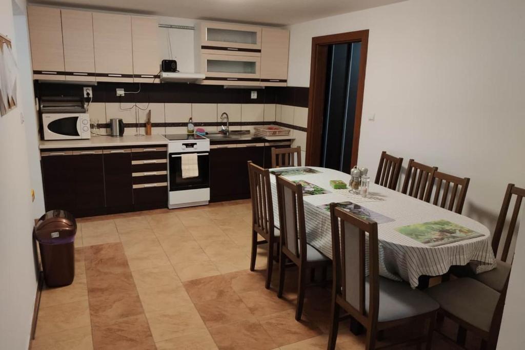 Kuchyň nebo kuchyňský kout v ubytování Apartmany Tatra Relax, Velky Slavkov