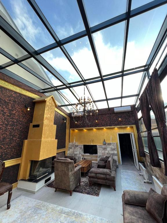Posezení v ubytování Hotel Premium