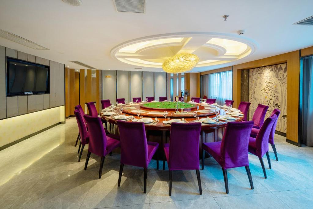 Posezení v ubytování Sunshine Holiday Hotel Fuzhou