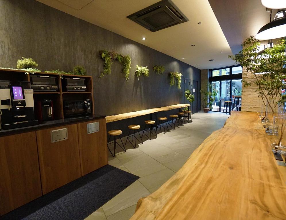 Lounge nebo bar v ubytování Hotel SUI Kobe Sannomiya by ABEST