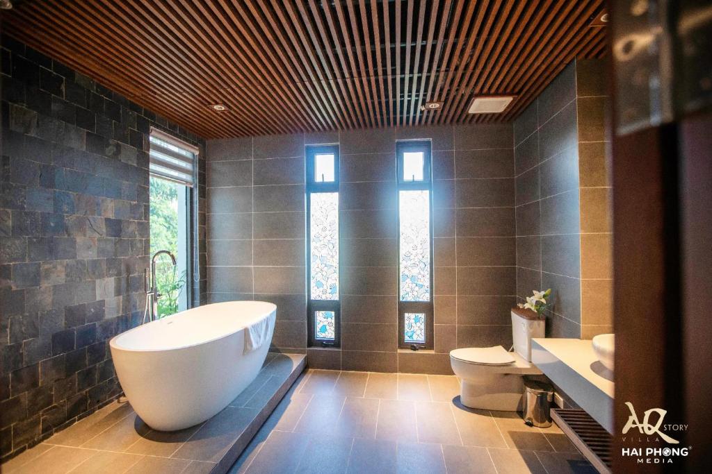 AQ Story Villa Vĩnh Phúc - Deluxe Double Room With Garden View