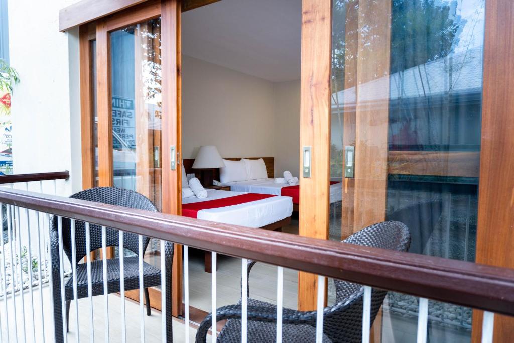 Balkón nebo terasa v ubytování Almont Inland Resort