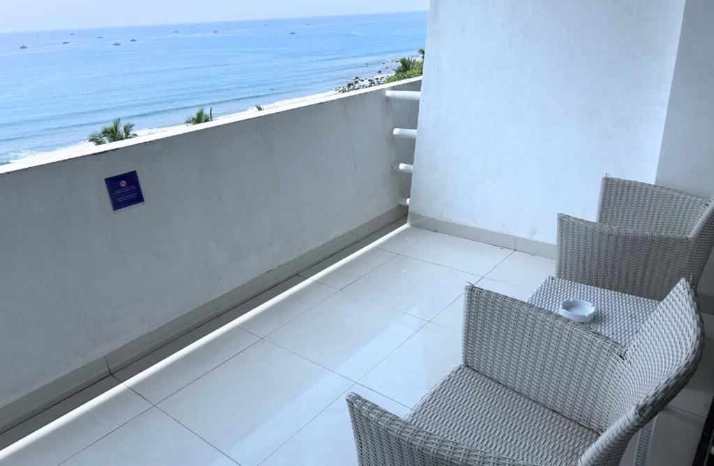 Nespecifikovaný výhled na moře nebo výhled na moře při pohledu z hotelu