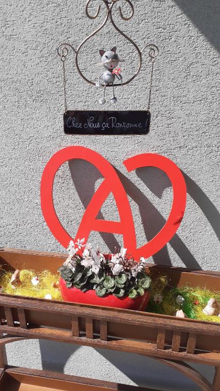 Certifikát, hodnocení, plakát nebo jiný dokument vystavený v ubytování aux pieds des vignes