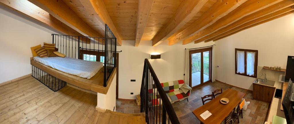 TV a/nebo společenská místnost v ubytování Agriturismo Tamellini