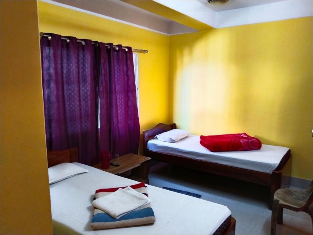 Postel nebo postele na pokoji v ubytování DAS HOTEL