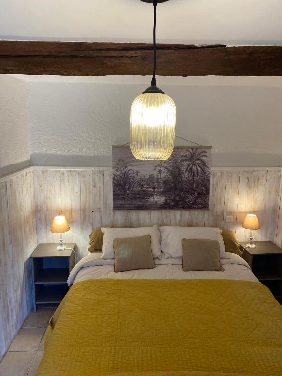 Posteľ alebo postele v izbe v ubytovaní La Magnanerie en Provence