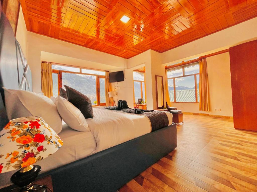 Istumisnurk majutusasutuses Himalayan Crescent 2 bedroom luxury independent Villas Manali