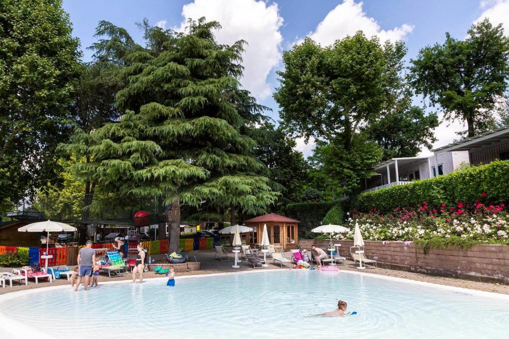 Bazén v ubytování Hotel La Diga Altomincio nebo v jeho okolí