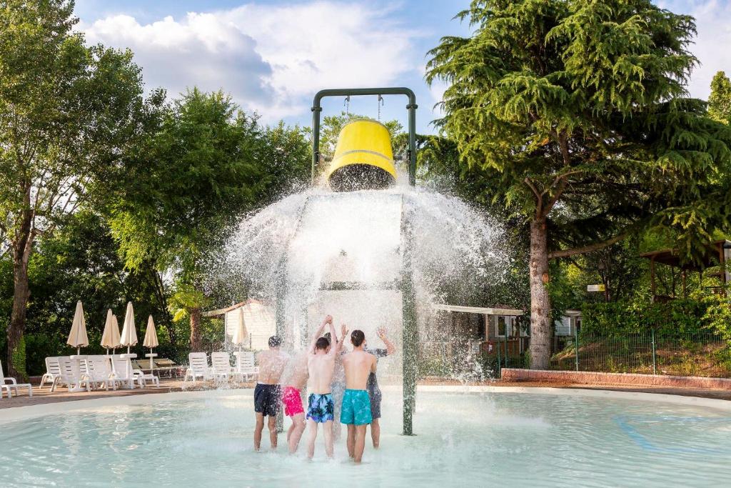 Bazén v ubytování Hotel La Diga Altomincio nebo v jeho okolí