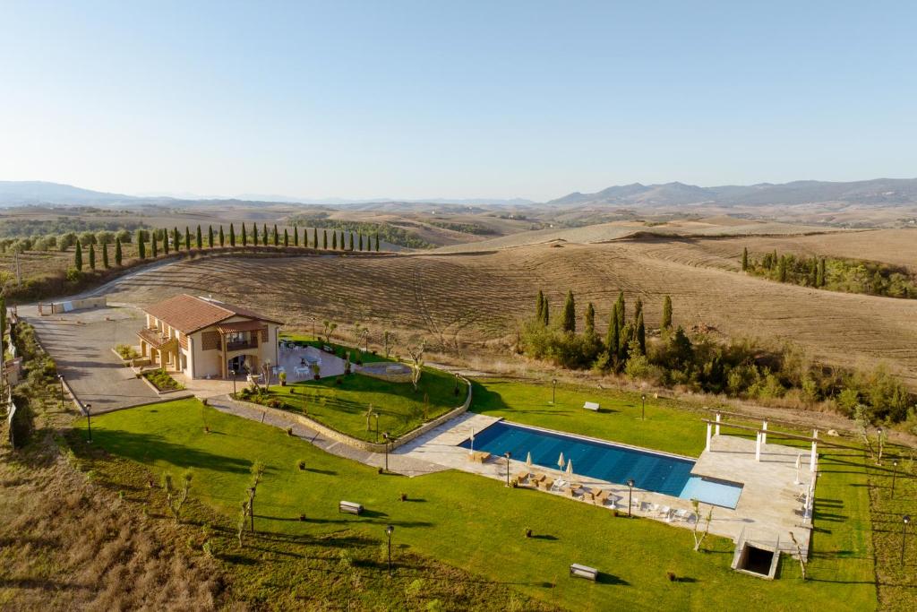 Vista aèria de Villa Etru - Volterra, Tuscany