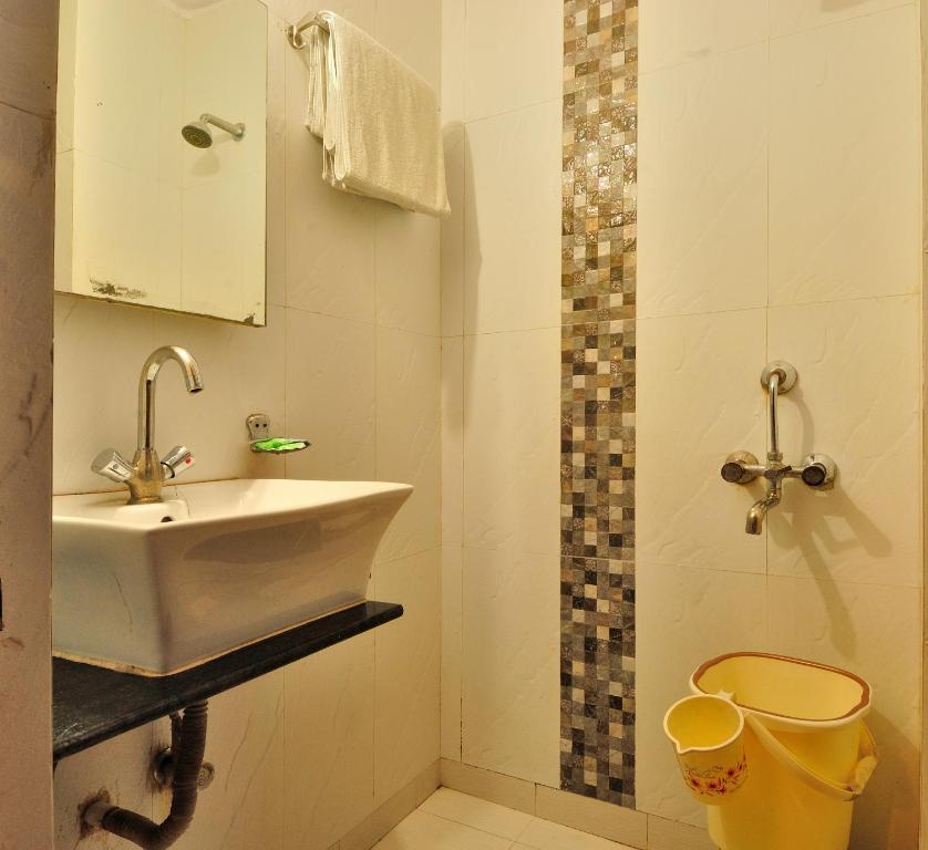 Koupelna v ubytování Hotel Shelton