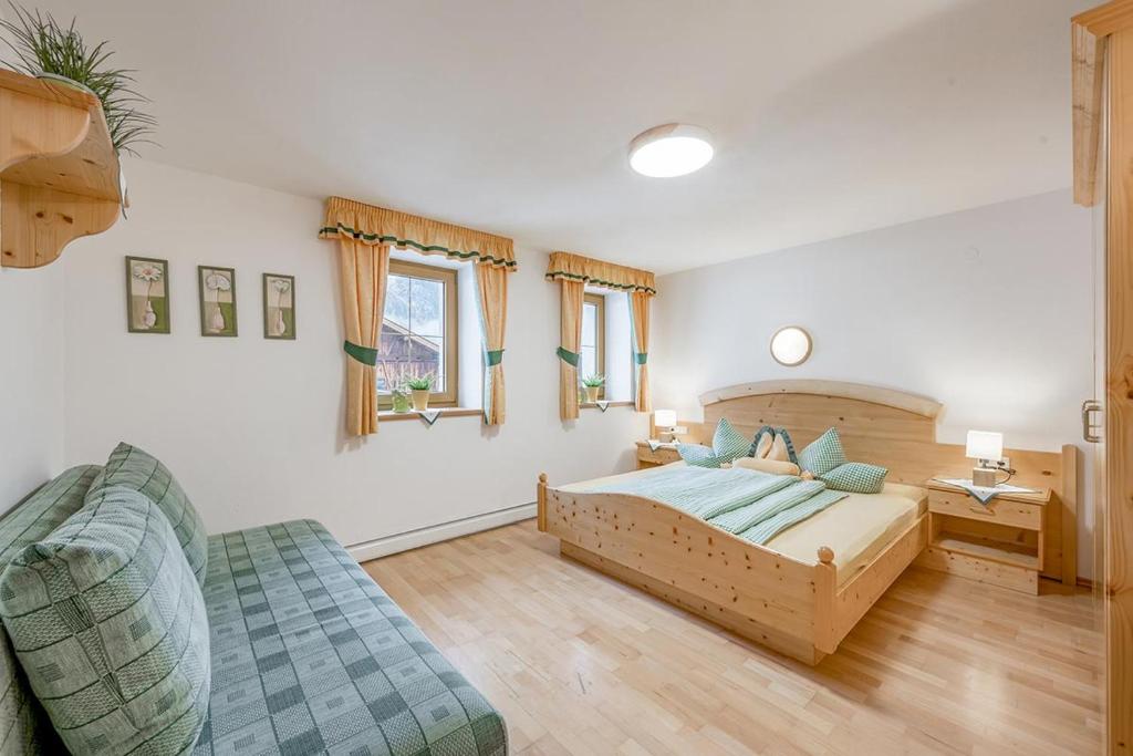 Postel nebo postele na pokoji v ubytování Appartement Breitlehn